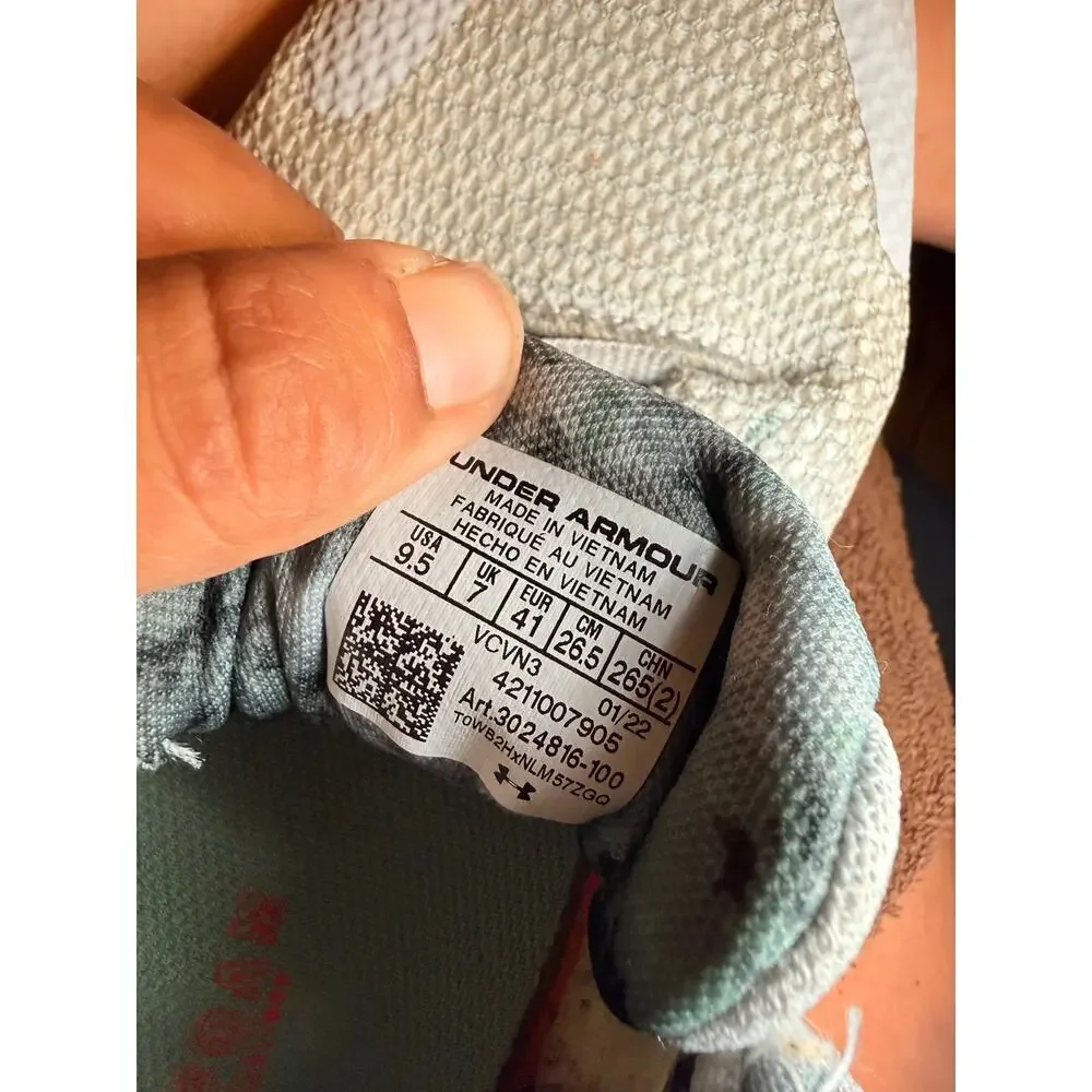 Under Armour Charged Rogue 3 Running Shoes Women’s 9.5 Gray Athletic Sneakers